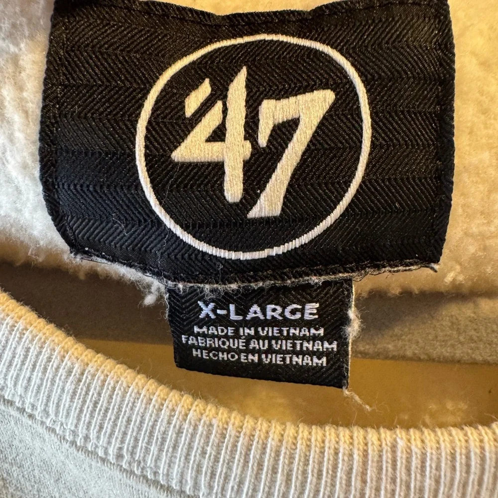 47 Cream Crewneck women’s Sweatshirt - Picture 3 of 3